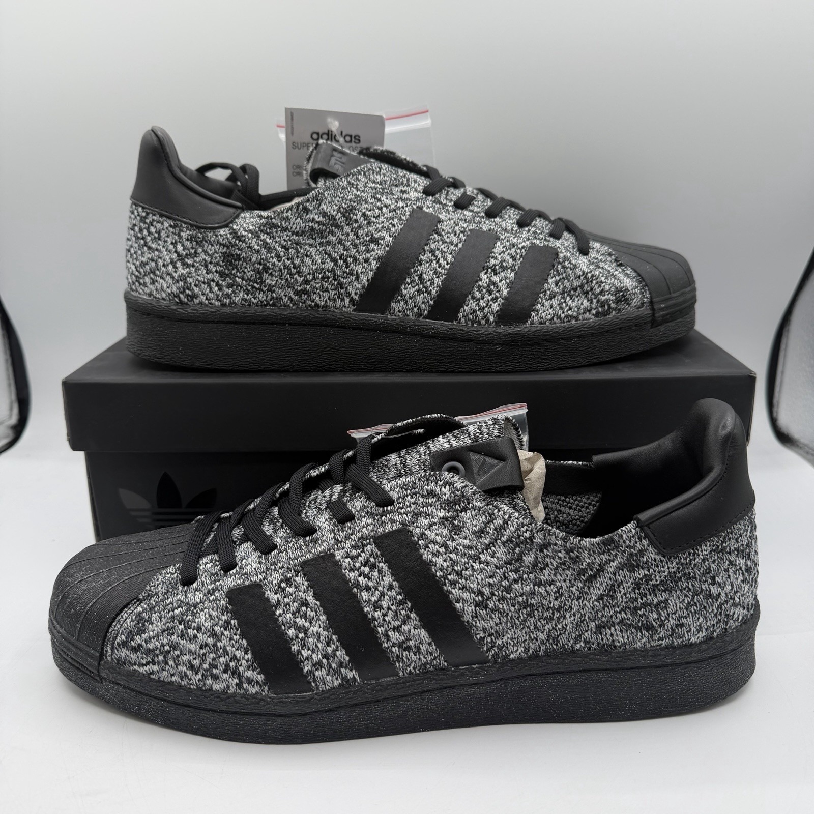 Adidas Superstar Boost Sns X Social Status Shoes Mens 9.5 White/Black By2912